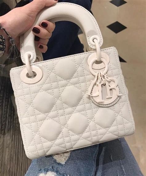 black and white dior bag|lady dior bag white.